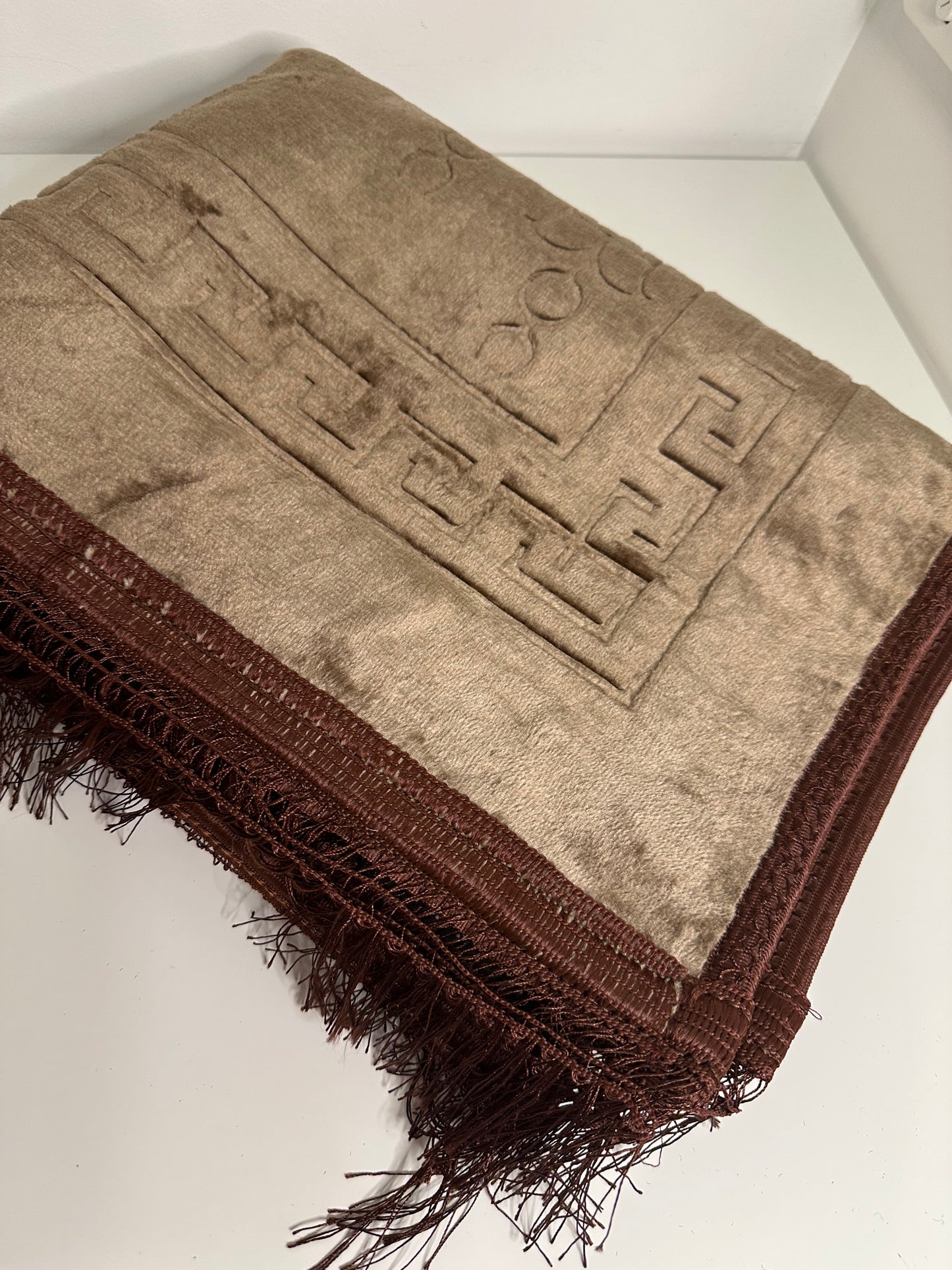 Tapis épais personnalisé - Marron