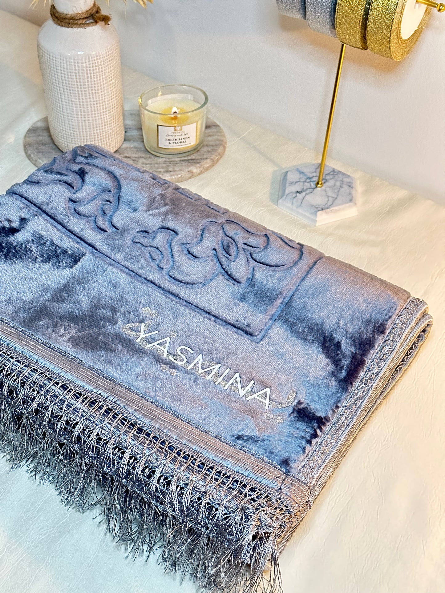 Tapis épais personnalisé - Gris