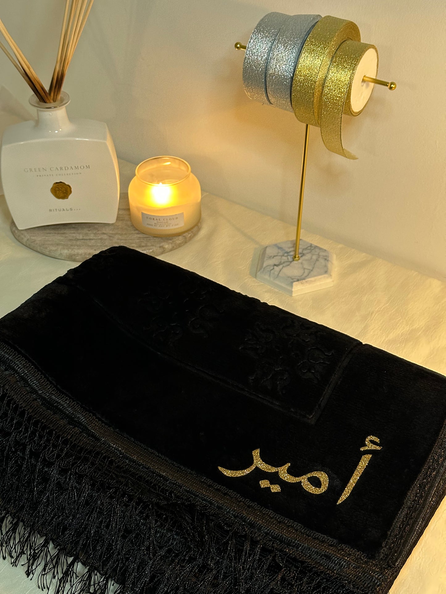 Tapis épais personnalisé - Noir
